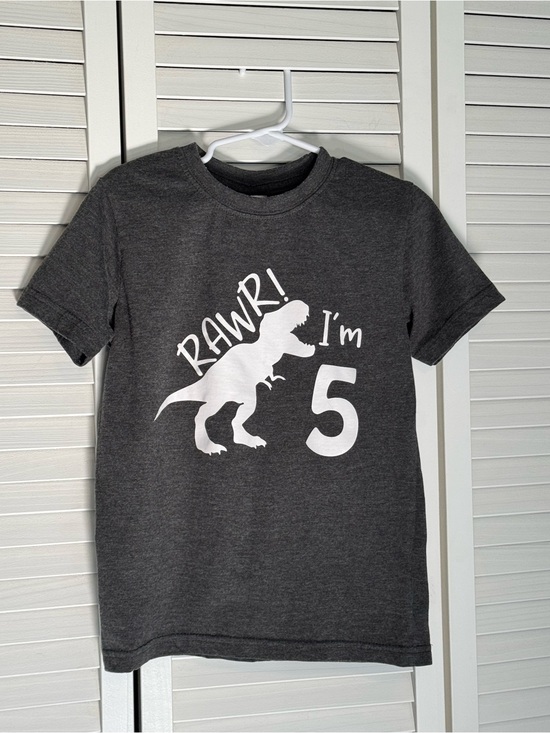 Other - Birthday 'Rawr! I'm 5' Dino Graphic Tee